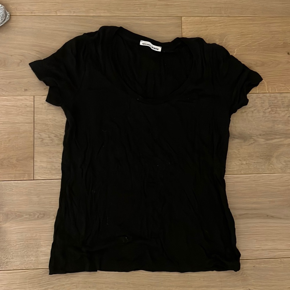 Reformation black t shirt